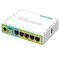 Переключатель маршрутизатора 24V POE MikroTik RB750UPr2 (наговора PoE lite) RouterOS 5 100M связанный проволокой портом сети стандарта Ethernet